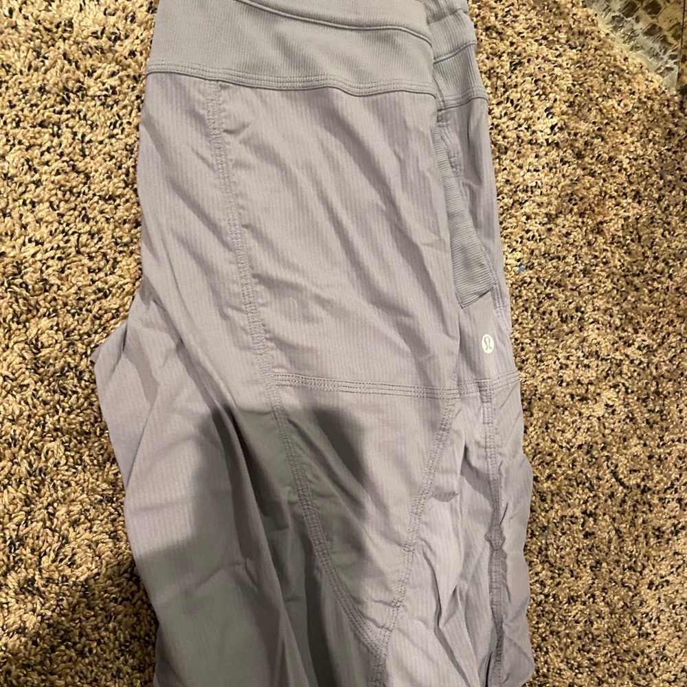 lululemon crop pants grey good condition